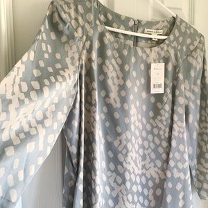 Banana Republic silk and cotton dress with sleeves and pockets